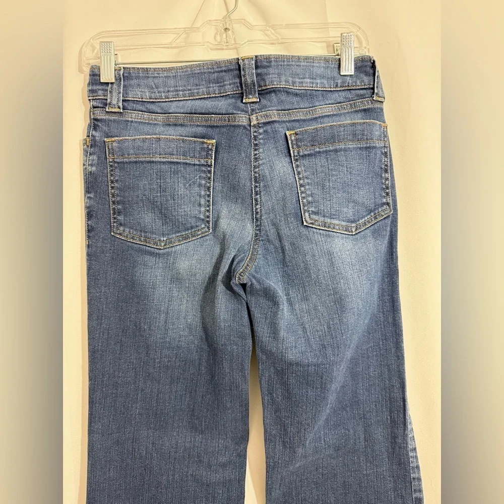 Boden Mid Rise Wide Leg Ankle Jeans Size 8R - Picture 7 of 12